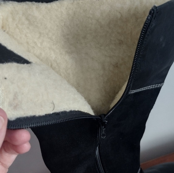 Rieker Women's Black Knee-High Boots Size 37 - Picture 5 of 5